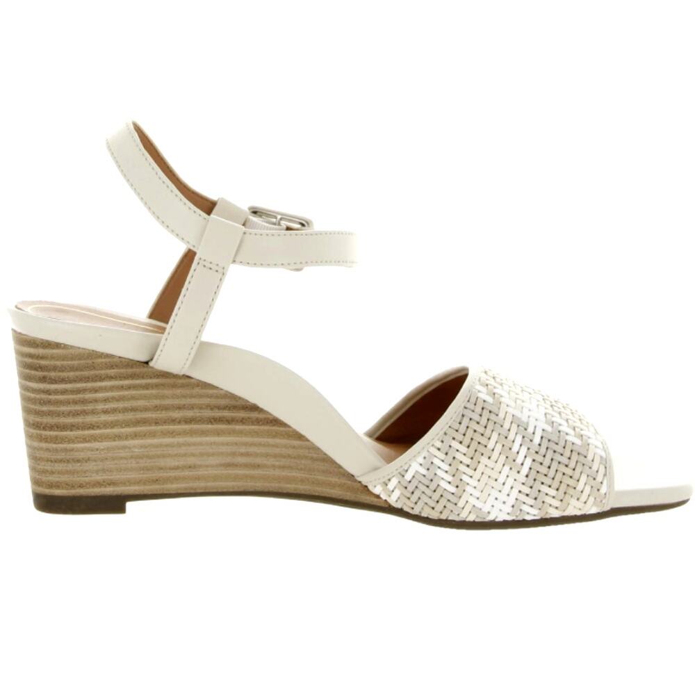 Vionic Cream Wedge Heels